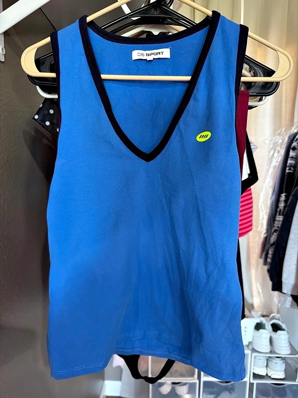 The League Tank Blue Athletic Tank dairy boy  Size M Like New